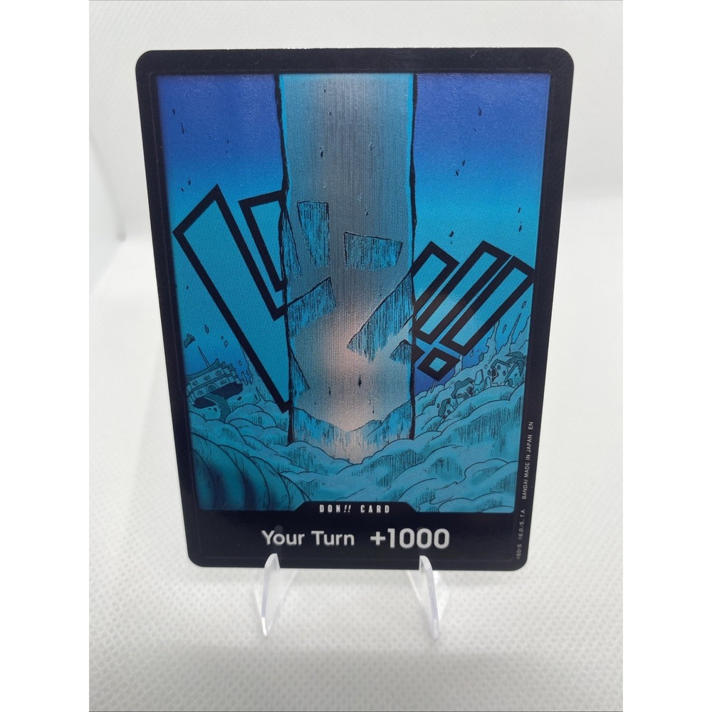 Bandai One Piece CCG Don!! Card Blue Foil Adventure On Kami’s Island Near Mint